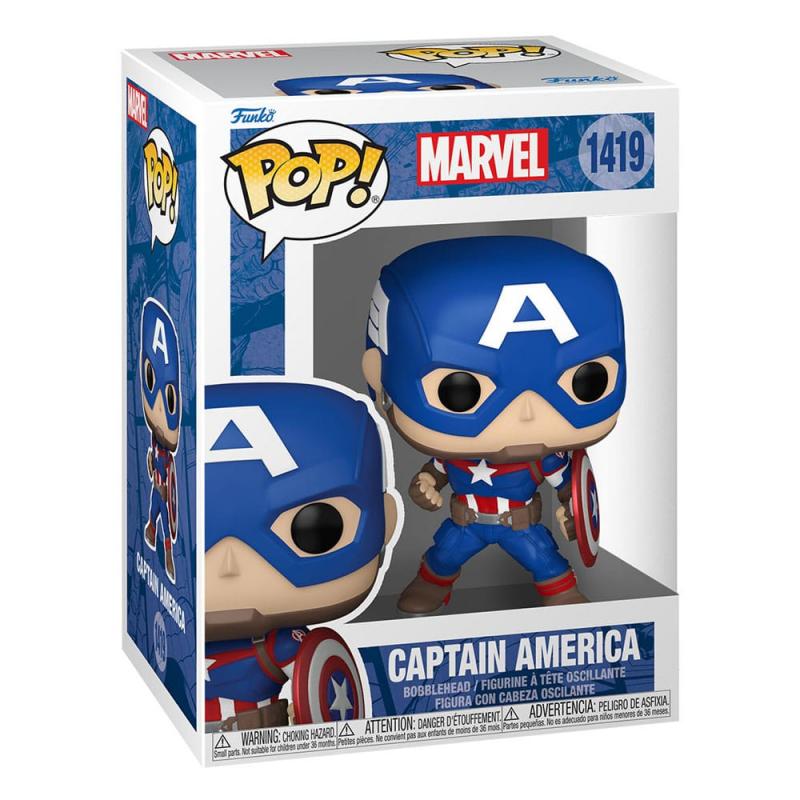 Funko pop marvel new classics capitán américa