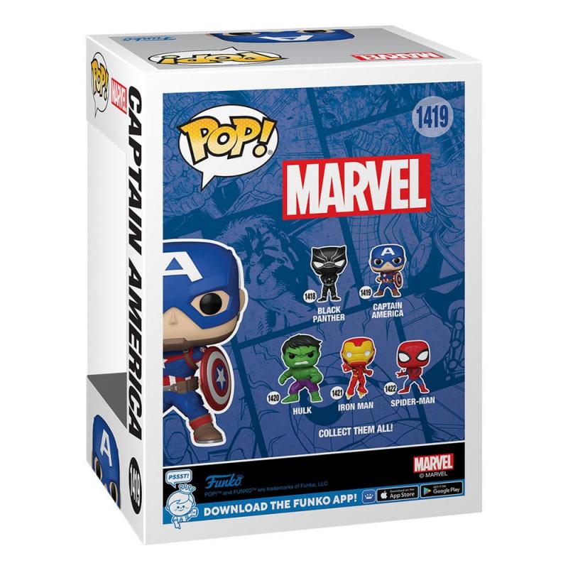 Funko pop marvel new classics capitán américa