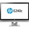 Monitor reacondicionado led hp e240c 23.8pulgadas fullhd - multimedia - webcam - hdmi - vga - dp - negro - plata - grado a -