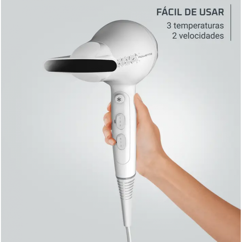 Secador de pelo rowenta cv5709f0 220w blanco