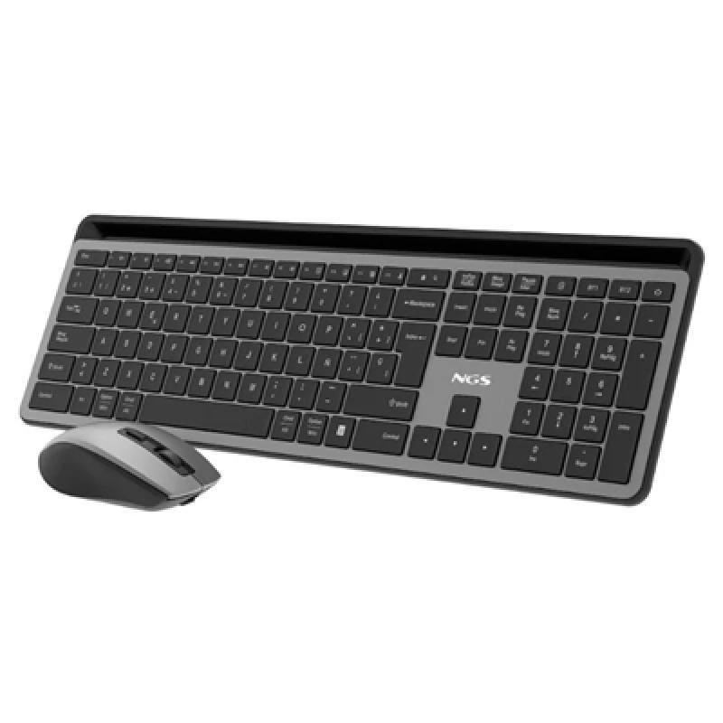 Kit teclado + mouse raton ngs eclipse kit wireless inalambrico