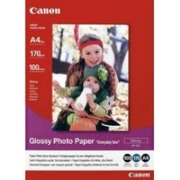 Papel fotografico canon gp - 501 10x15cm 100 hojas pixma ix5000 - Imagen 1