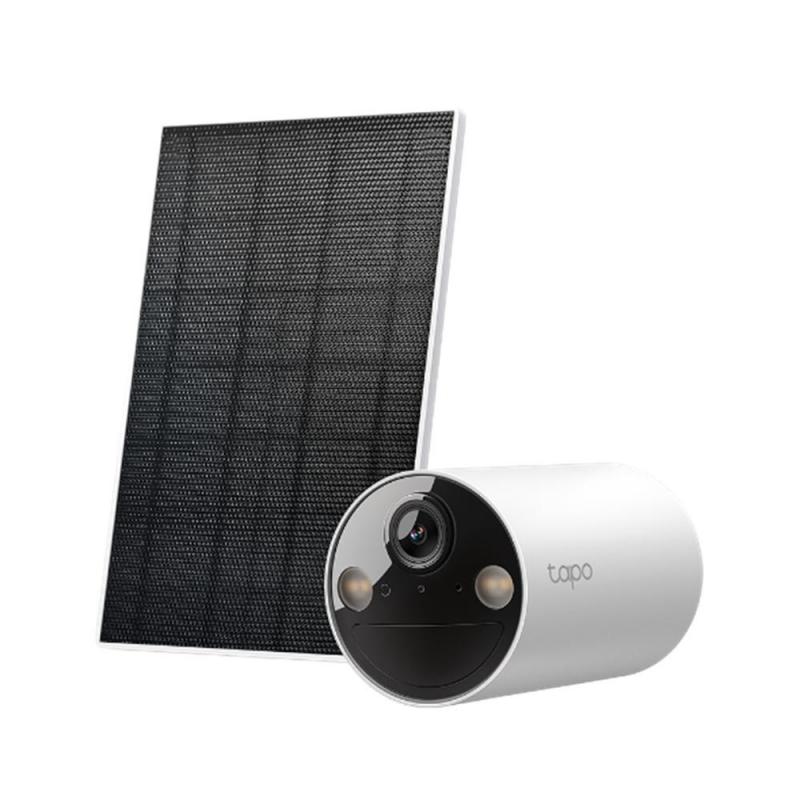 Camara de seguridad wifi tp - link tapo tc82 kit vision nocturna + panel solar