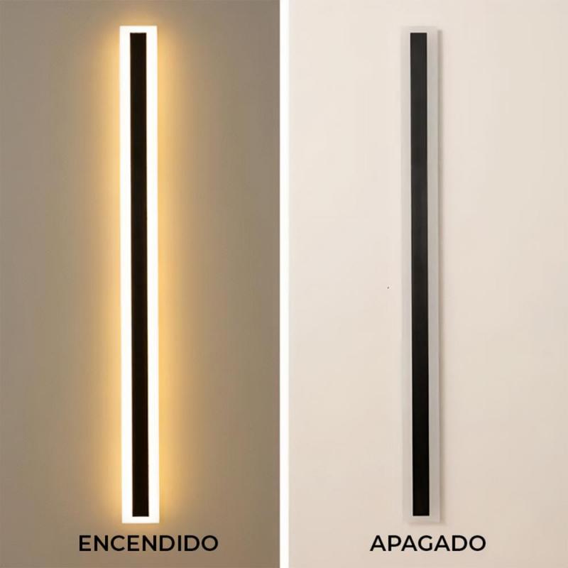 Aplique pared exterior25w 115cm aplique exterior largoaplique de diseño impermeables ip65blanco natural 4000kac220v aplique de e