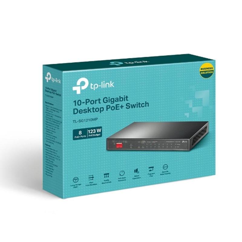 Switch tp - link tl - sg1210mp 10 puertos