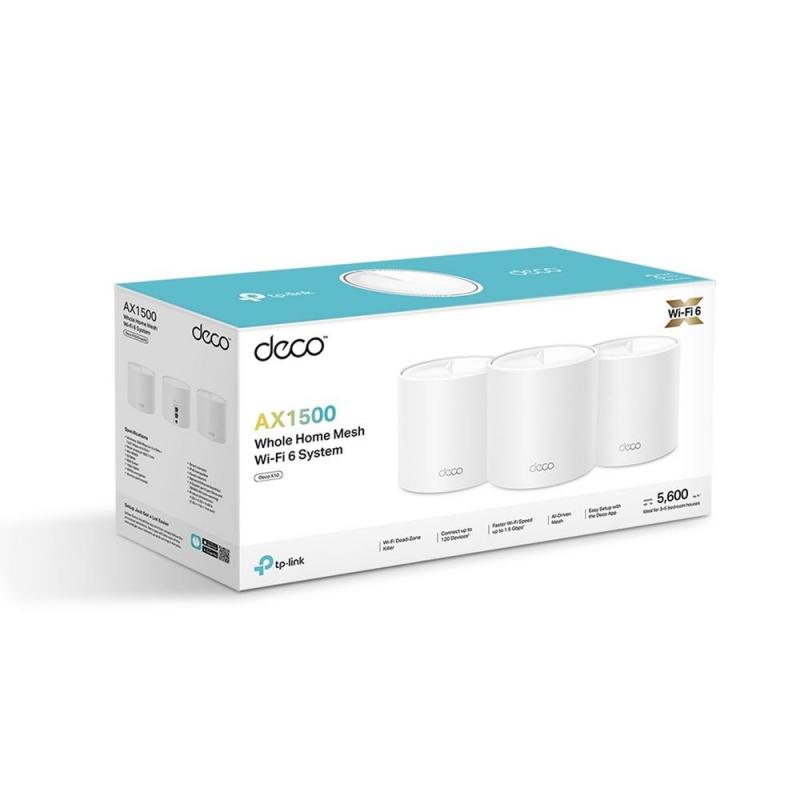 Wifi mesh tp - link deco x10 ax1500 pack 3 unidades