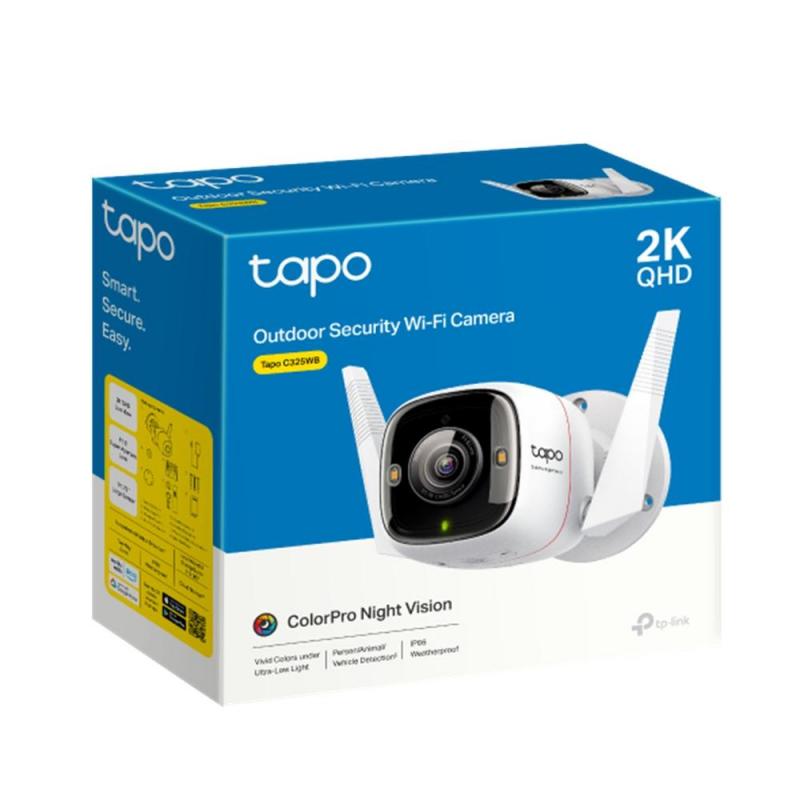 Camara de seguridad wifi tp - link tapo c325wb 2k qhd vision nocturna