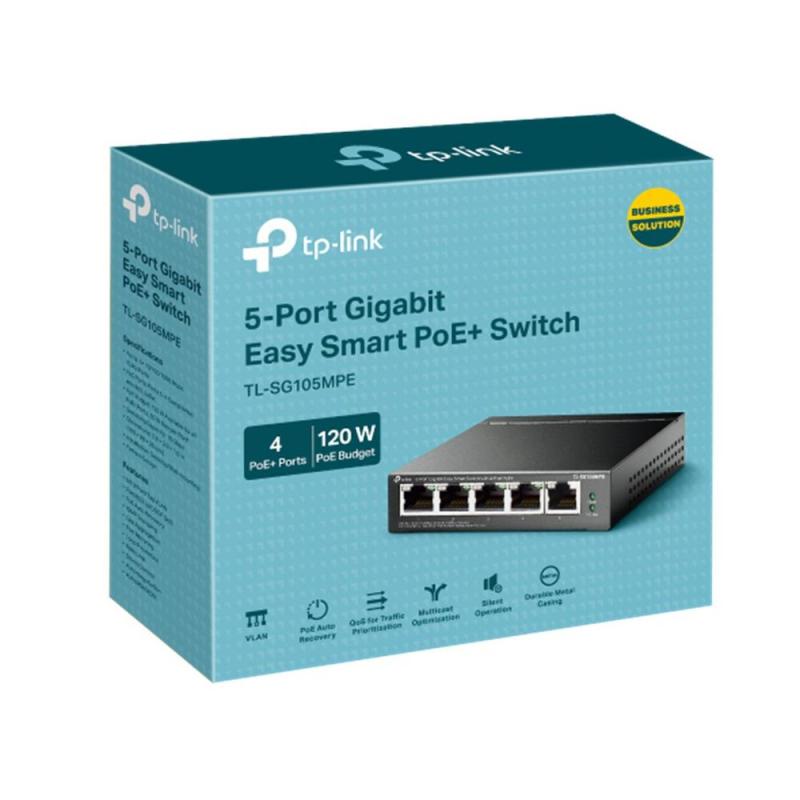 Switch tp - link tl - sg105mpe 5 puertos