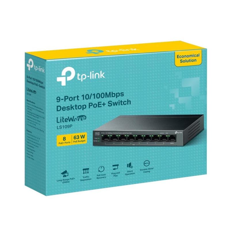 Switch tp - link ls109p 9 puertos