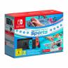 Consola nintendo switch azul neon - rojo neon + nintendo switch sports + 12 meses nintendo switch online