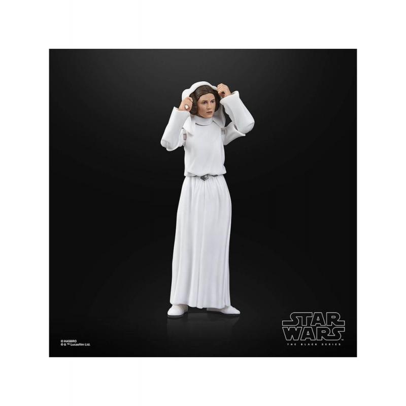 Figura hasbro star wars a new hope the black series princess leia organa