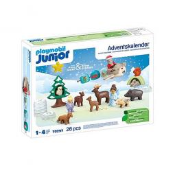 Playmobil junior: calendario de adviento navidad en la nieve