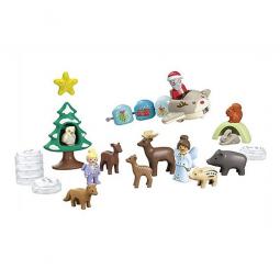 Playmobil junior: calendario de adviento navidad en la nieve