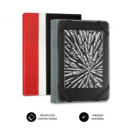 Funda subblim clever ebook case 6pulgadas rojo - negro - blanco