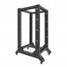 Armario lanberg abierto rack 19pulgadas 22u -  600x800 negro