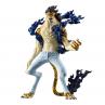 Figura banpresto one piece king of artist rob lucci awakening ver. 19cm