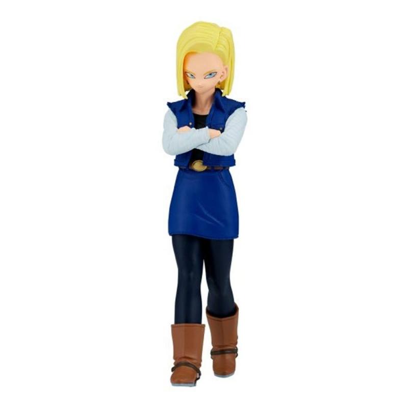 Figura banpresto dragon ball z solid edge works android 18 17cm