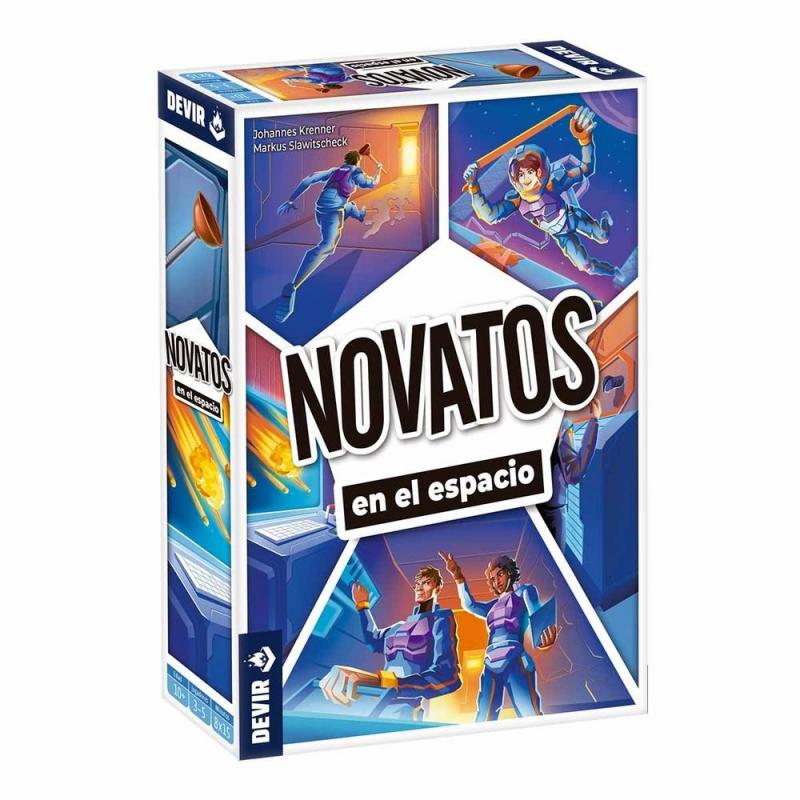 Juego de mesa novatos en el espacio