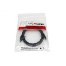 Cable usb tipo c equip macho - macho 1m