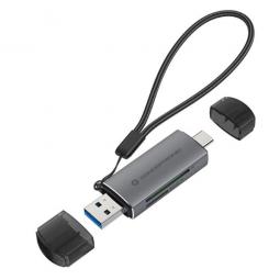 Lector de tarjetas externo conceptronic usb tipo a - usb tipo c