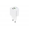 Cargador de pared conceptronic althea16w 33w + cable usb 3.0 3 en 1 blanco