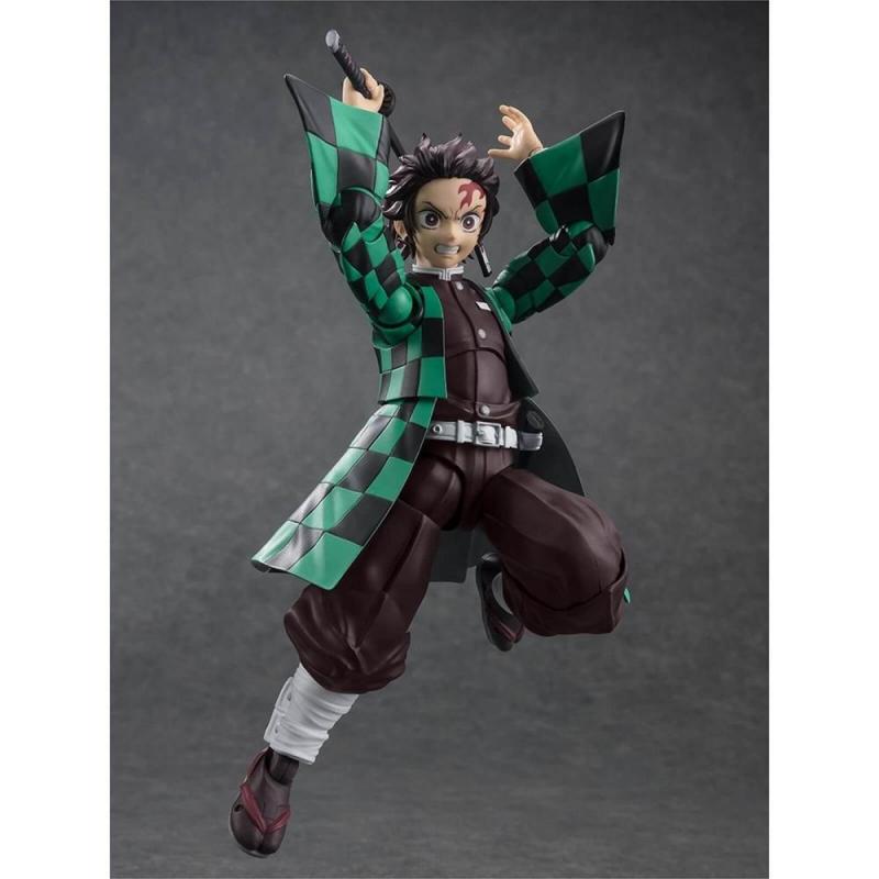 Figura tamashii nations sh figuarts demon slayer kimetsu no yaiba tanjiro kamado 14cm