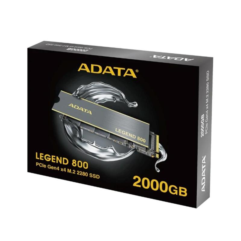 Disco duro interno solido ssd adata legend 800 2tb nvme