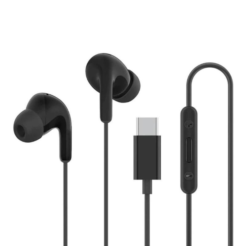 Auriculares xiaomi earphones usb tipo c negro