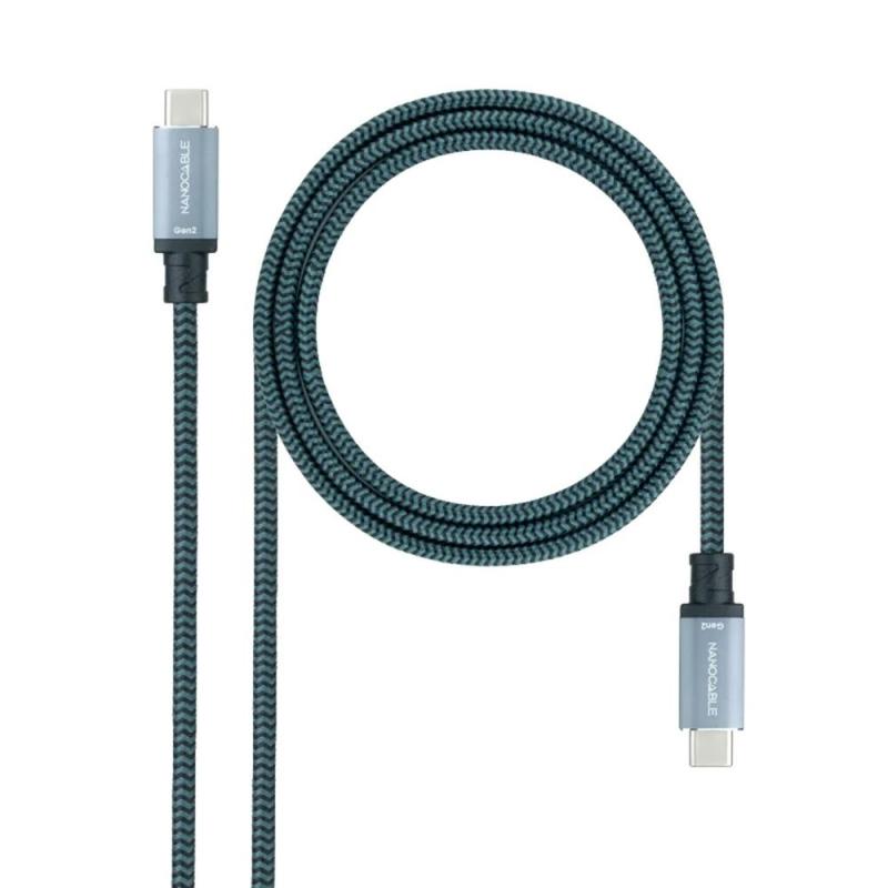 Cable usb tipo c nanocable 3m - macho - macho