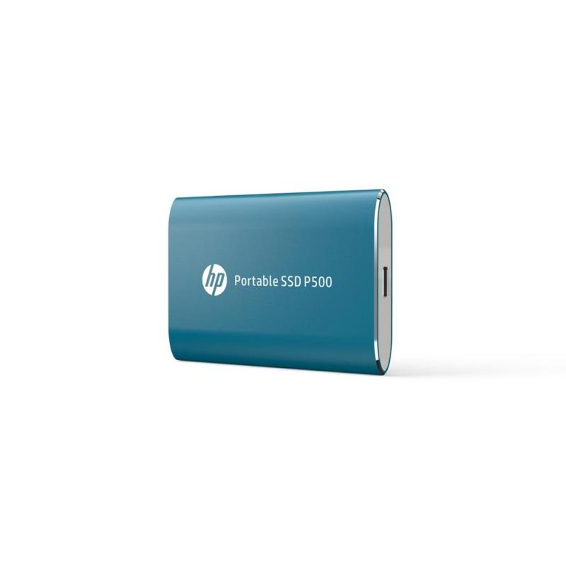 Disco duro externo ssd hp p500 250gb usb tipo c azul