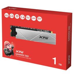 Disco duro interno solido ssd adata xpg gammix s60 1tb pci express