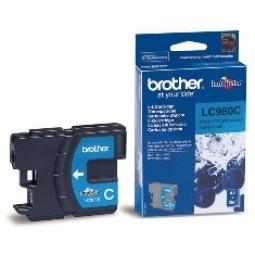 Cartucho tinta brother lc980c cian 260 paginas dcp - 165c -  dcp - 195c -  dcp - 375cw -  mfc - 250c -  mfc - 255cw - Imagen 1