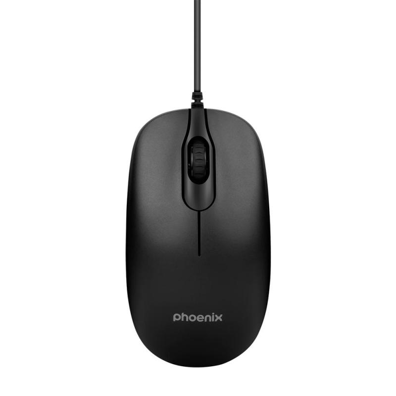 Phoenix combo teclado multimedia + ratón con cable usb 1200dpi