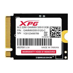 Disco duro interno solido ssd adata xpg gammix s55 512gb m.2