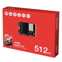 Disco duro interno solido ssd adata xpg gammix s55 512gb m.2