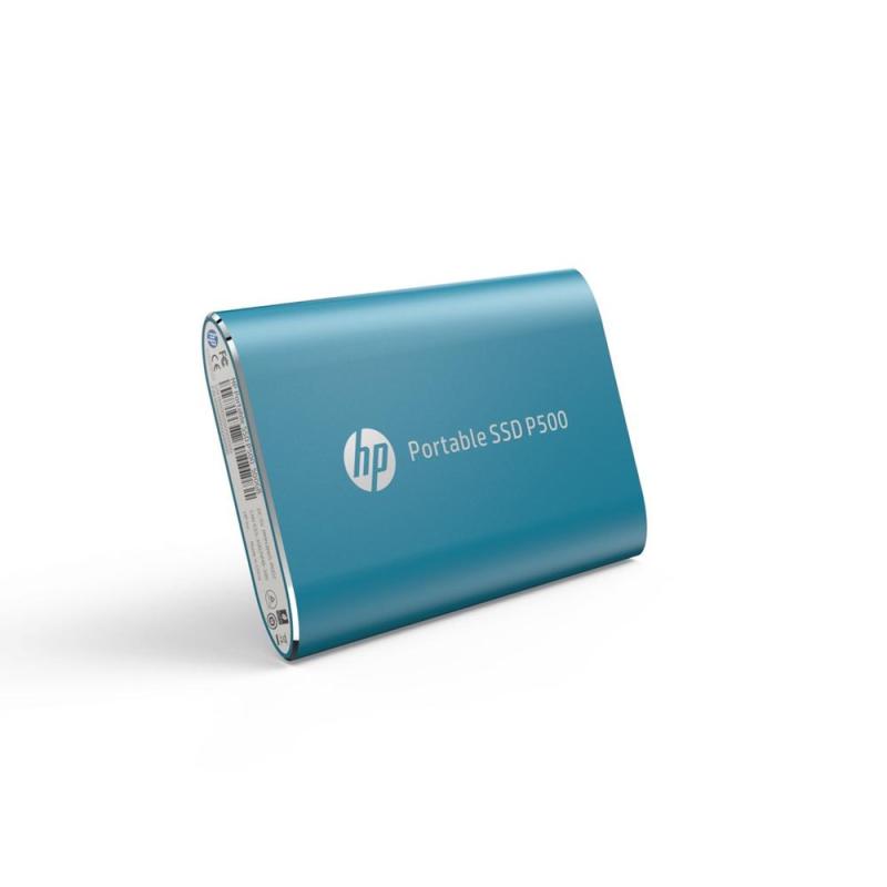 Disco duro externo ssd hp p500 500gb usb tipo c azul