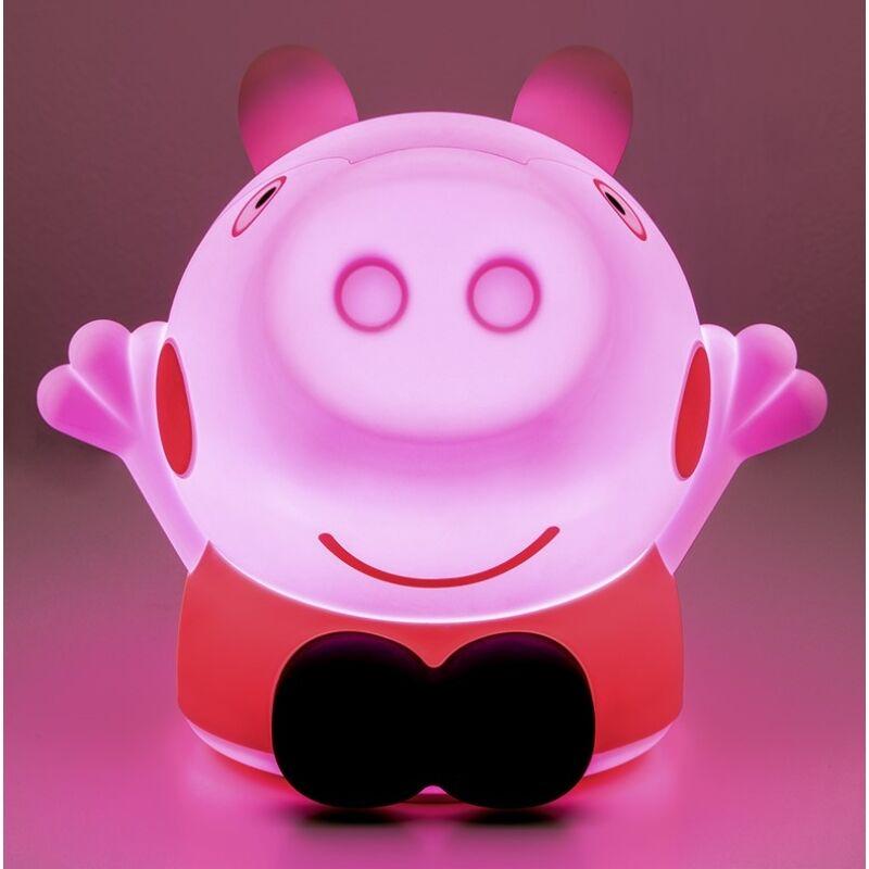 Lámpara de silicona 3d paladone peppa pig