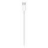 Cable lightning a usb tipo c apple 1m - macho - macho - blanco