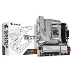 Placa base gigabyte b650m a elite ax ice am5 atx 4xddr5