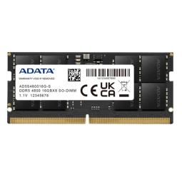 Memoria ram ddr5 16gb adata sodimm 4800mhz