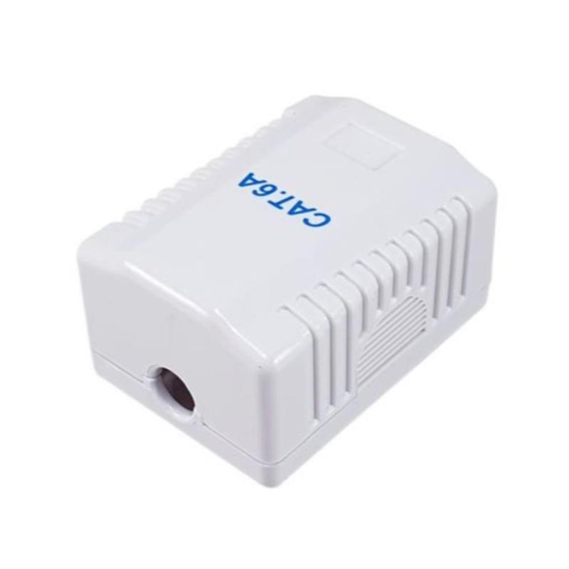 Roseta de superficie equip cat 6a 1 puerto hembra rj45