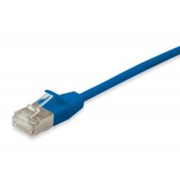 Cable de red equip latiguillo rj45 f - ftp cat6a 0.5m azul