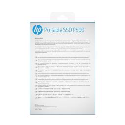 Disco duro externo ssd hp p500 250gb usb tipo c negro