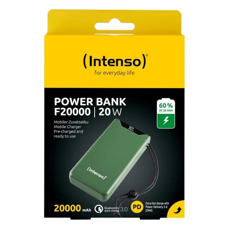 Powerbank intenso f20000 20000 mah verde