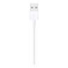 Cable lightning a usb tipo a apple 1m - macho - macho - blanco