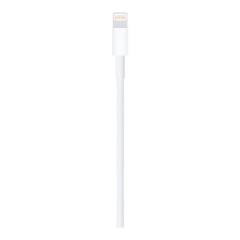 Cable lightning a usb tipo a apple 1m - macho - macho - blanco