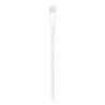 Cable lightning a usb tipo a apple 1m - macho - macho - blanco