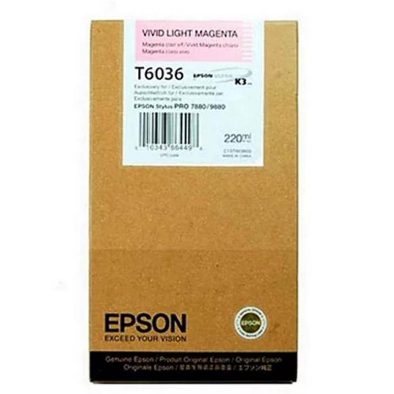 Cartucho tinta epson stylus pro 7880 - 9880 magenta claro 220ml