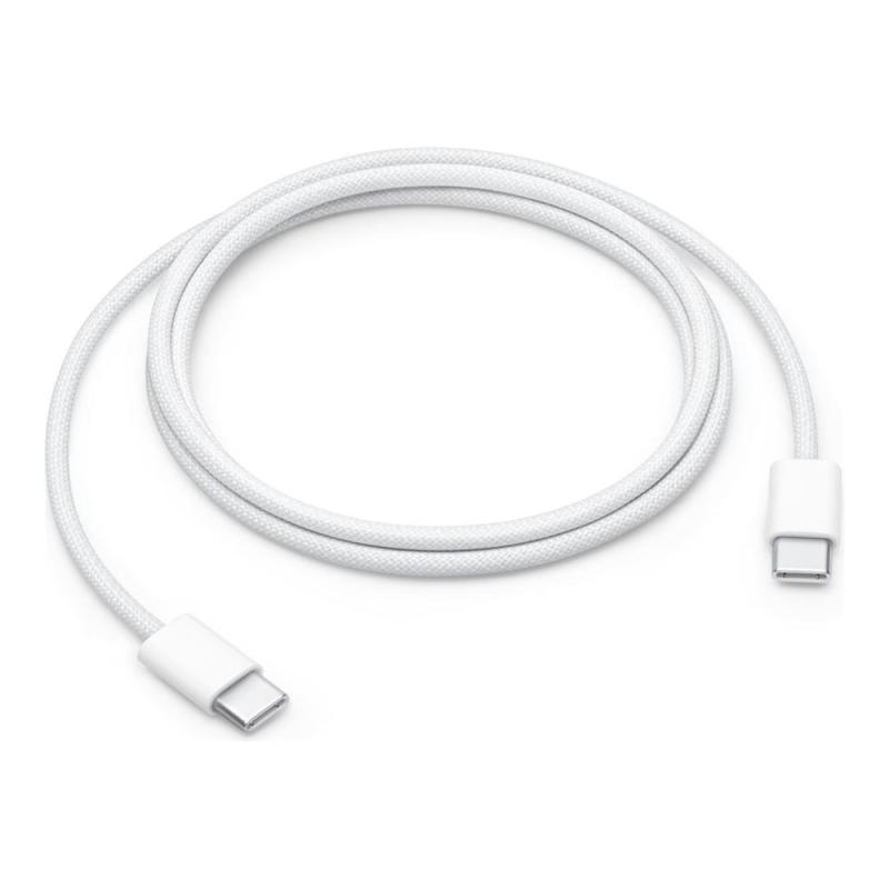 Cable usb tipo c apple 1m - macho - macho - blanco