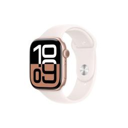 Smartwatch apple watch series 10 gps 46mm rose gold case light blush sport band m - l